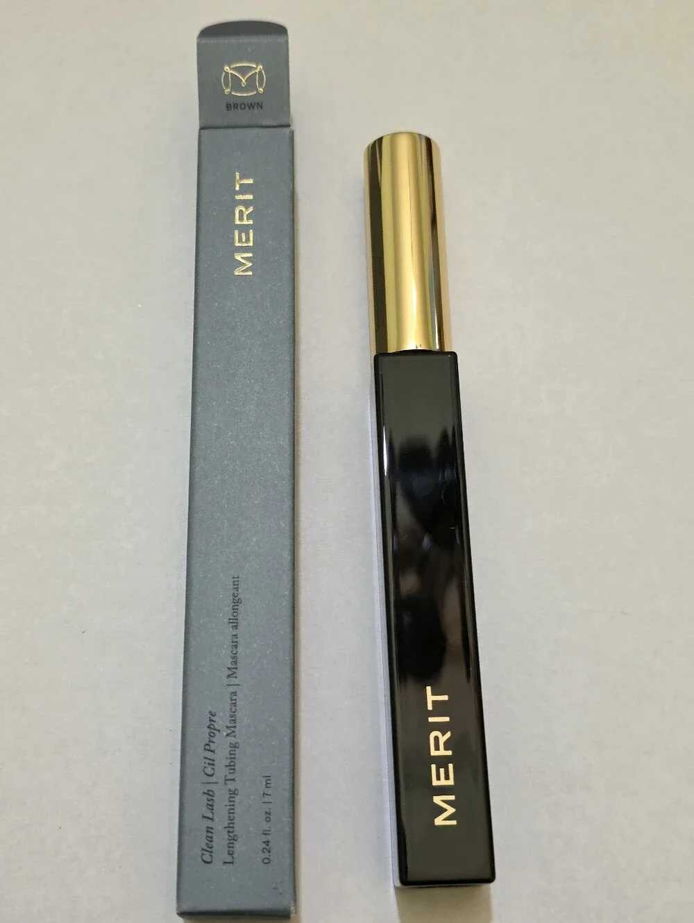 MERIT Clean LashBrown - Clean Lash in Brown. Brand New In A Box.